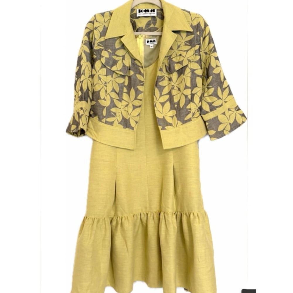 Vintage Knth Anderson 100% Cotton Dress & Jacket Set